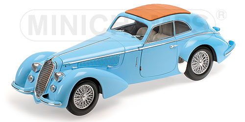 Minichamps 1/18 Alfa Romeo 8C 2900 B LUNGO - 1938 - Blue